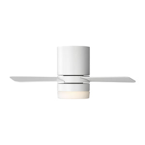 Generation Lighting - 3ERHR32RZWD - 32"Ceiling Fan - Era 32 Hugger LED - Matte White