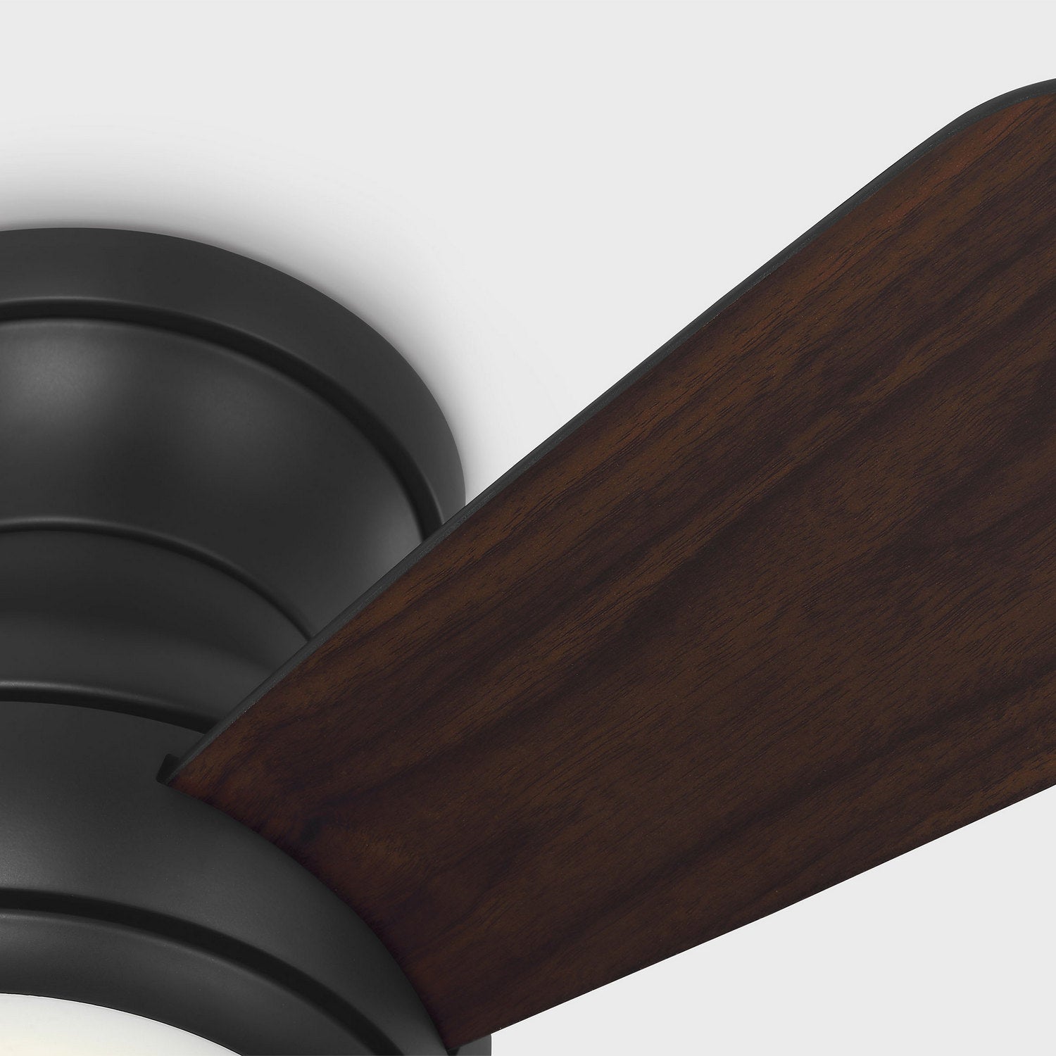 Generation Lighting - 3OBSHR32MBKD - 32"Ceiling Fan - Orbis 32 Hugger LED - Midnight Black