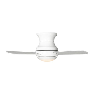 Generation Lighting - 3OBSHR32RZWD - 32"Ceiling Fan - Orbis 32 Hugger LED - Matte White