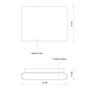 Kuzco Lighting - AT6510-WH-UNV - LED Wall Sconce - Slate - White
