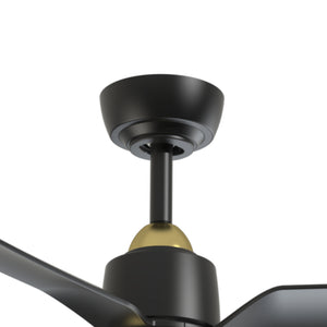 Kuzco Lighting - CF72952-BG/MB-5CCT - 52" Ceiling Fan - Hugo - Brushed Gold/Matte Black