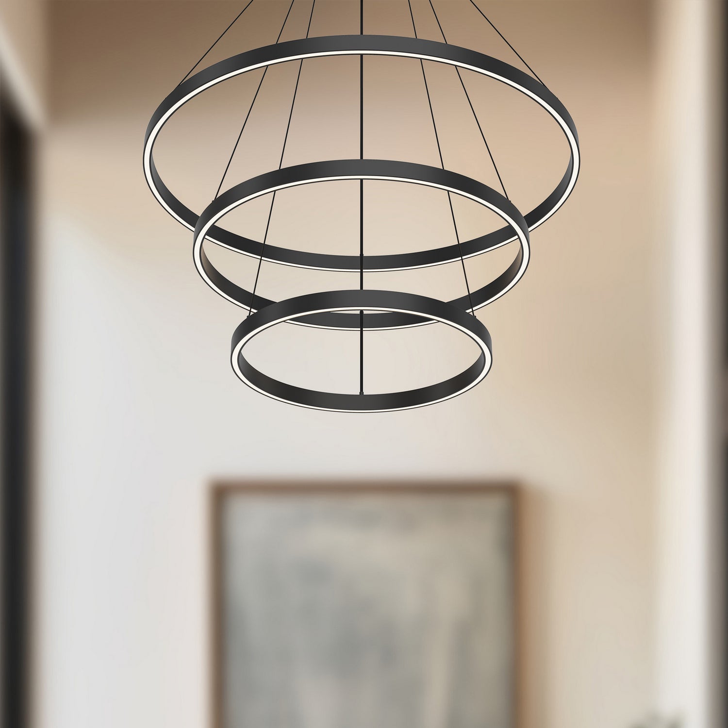 Kuzco Lighting - CH87332-BK-UNV-010 - LED Chandelier - Cerchio - Black