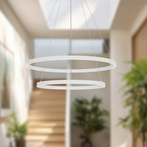 Kuzco Lighting - CH87832-WH-UNV-010 - LED Chandelier - Cerchio - White