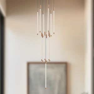 Kuzco Lighting - MP75121-BG-UNV-010 - LED Pendant - Motif - Brushed Gold