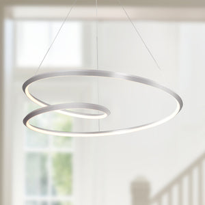 Kuzco Lighting - PD22339-BN-UNV-010 - LED Pendant - Ampersand - Brushed Nickel