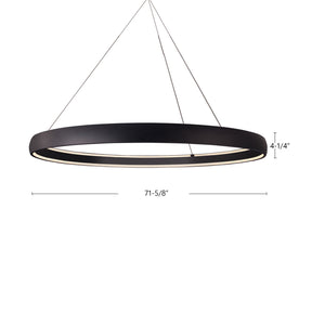 Kuzco Lighting - PD22772-BK-UNV-010 - LED Pendant - Halo - Black