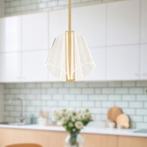 Kuzco Lighting - PD62511-BG/LG-UNV - LED Pendant - Mulberry - Brushed Gold/Light Guide
