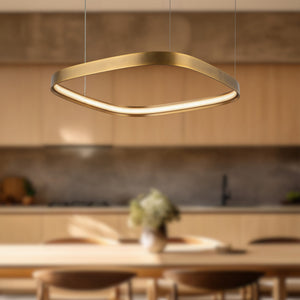 Kuzco Lighting - PD78019-VB-UNV - LED Pendant - Yukon - Vintage Brass