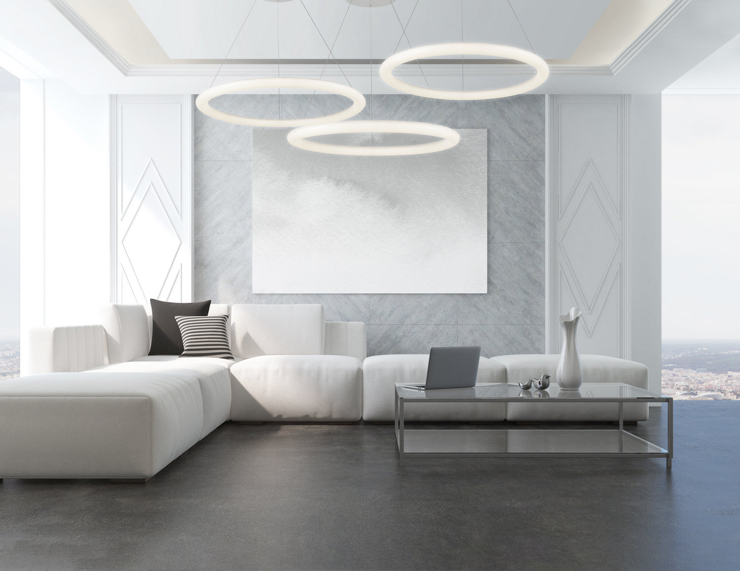 Kuzco Lighting - PD80332-WH-UNV-010 - LED Pendant - Cumulus Minor - White