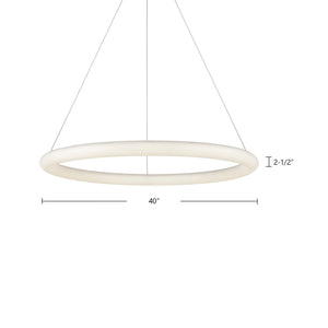 Kuzco Lighting - PD80340-WH-UNV-010 - LED Pendant - Cumulus Minor - White