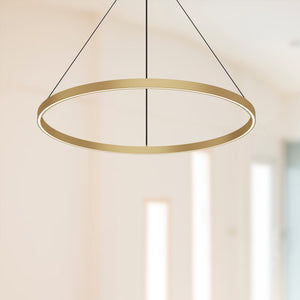 Kuzco Lighting - PD87132-BG-UNV-010 - LED Pendant - Cerchio - Brushed Gold