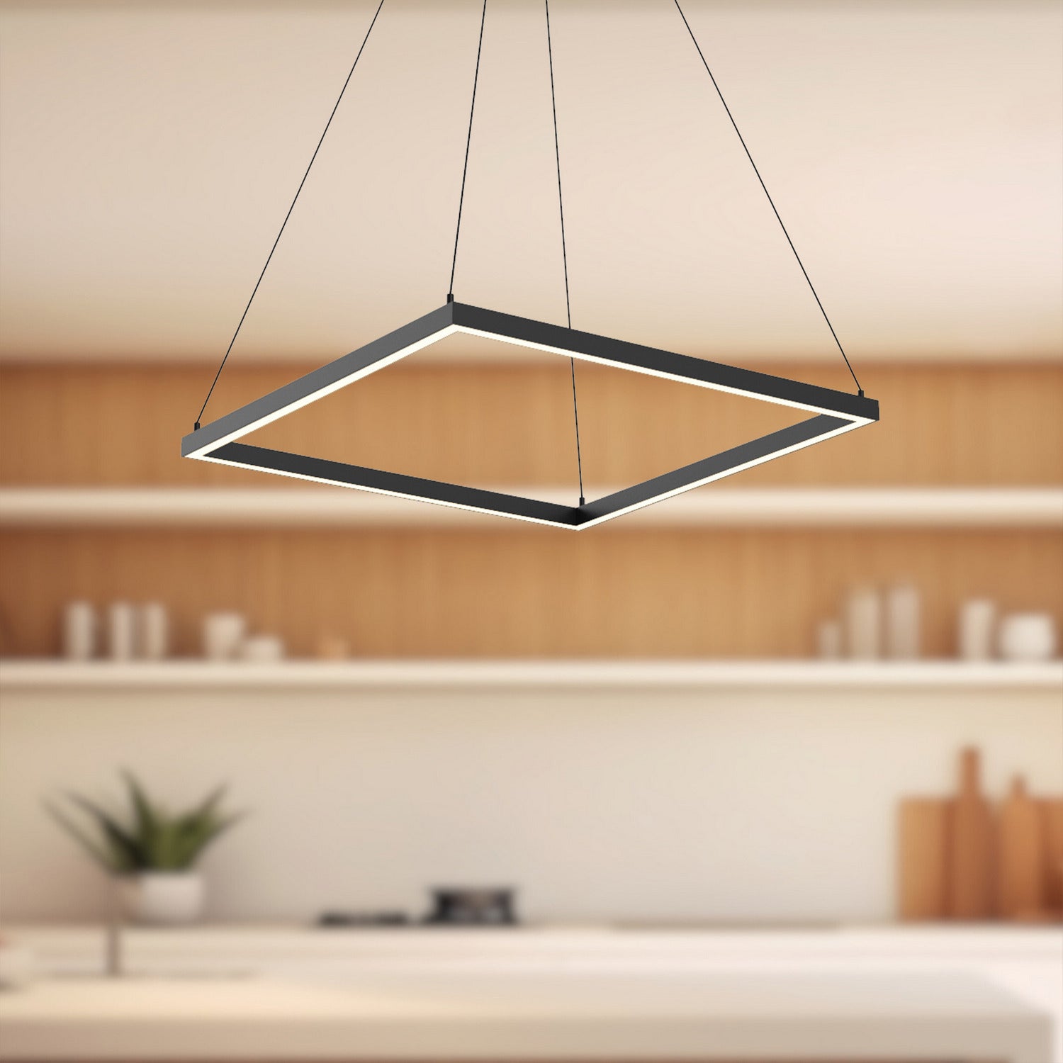 Kuzco Lighting - PD88124-BK-UNV-010 - LED Pendant - Piazza - Black