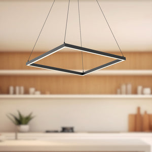 Kuzco Lighting - PD88124-BK-UNV-010 - LED Pendant - Piazza - Black