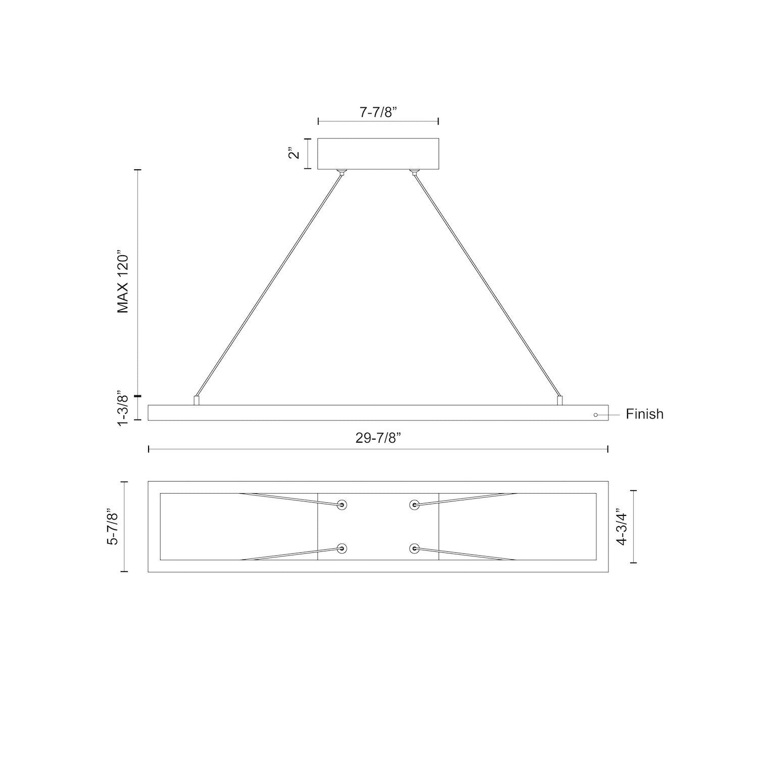 Kuzco Lighting - PD88530-WH-UNV-010 - LED Pendant - Piazza - White