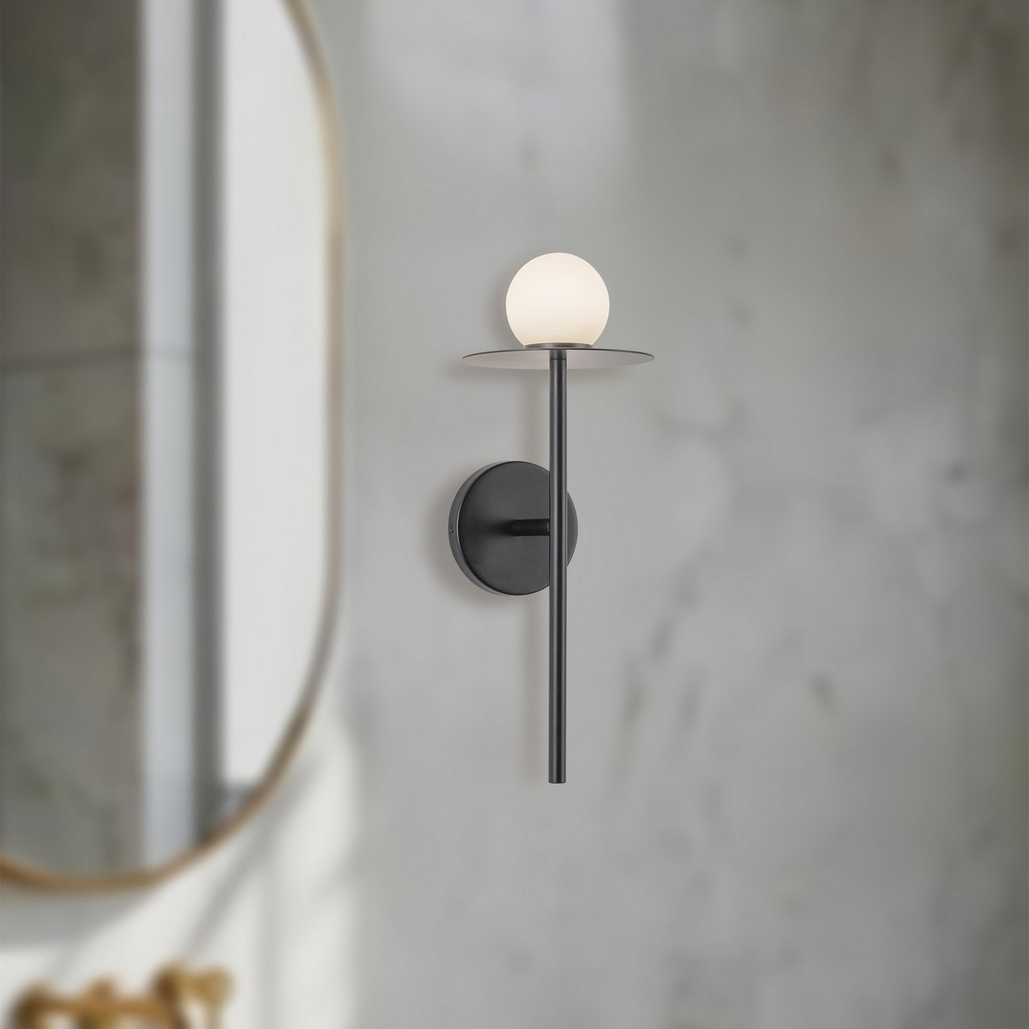 Kuzco Lighting - WS15506-BK-UNV - LED Wall Sconce - Elixir - Black