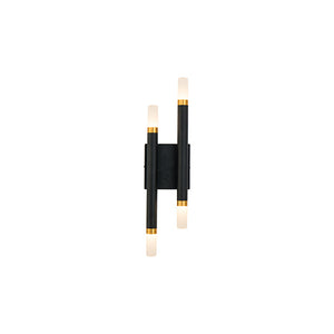 Kuzco Lighting - WS19705-BK-UNV - LED Wall Sconce - Draven - Black