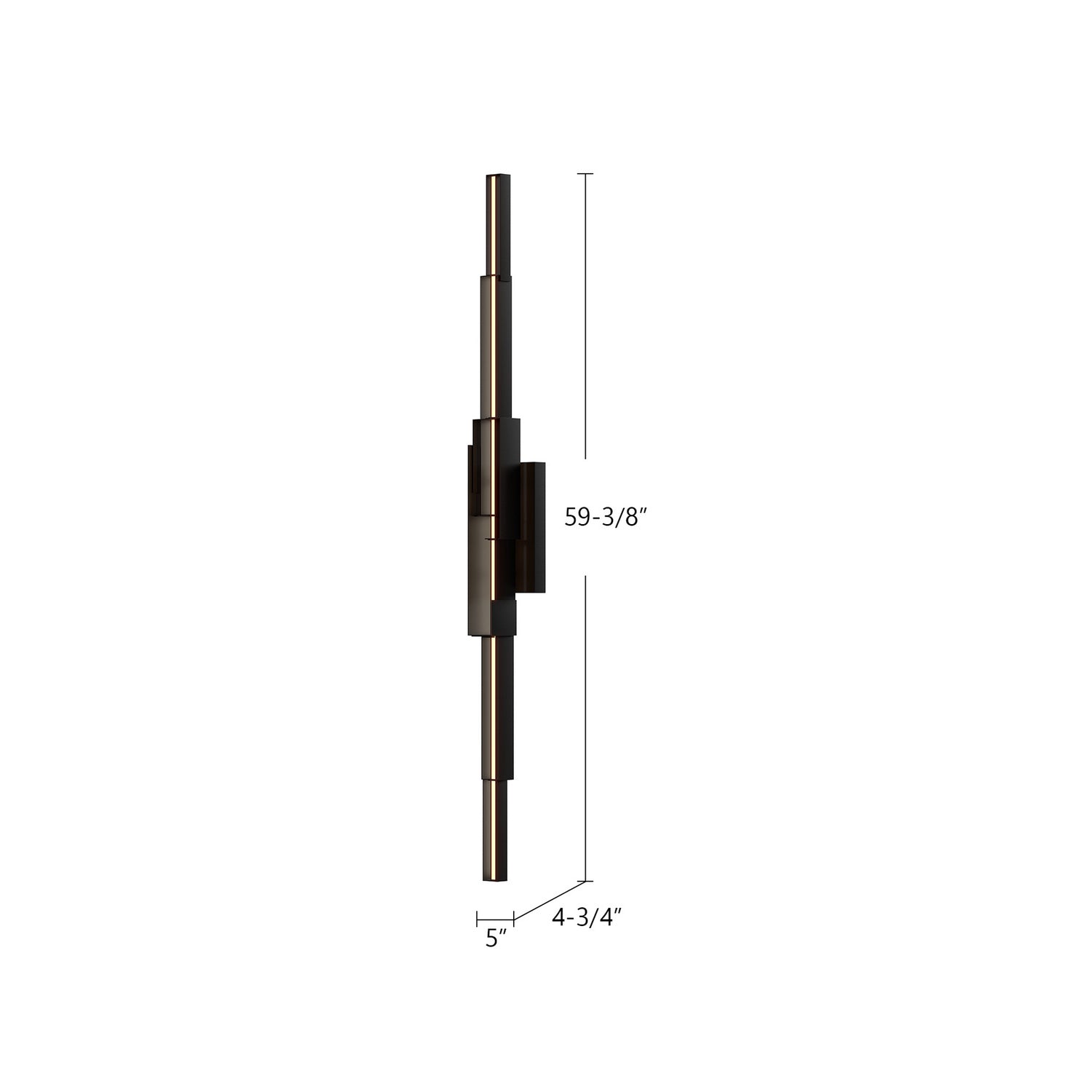 Kuzco Lighting - WS29560-BK-UNV - LED Wall Sconce - Enzo - Black