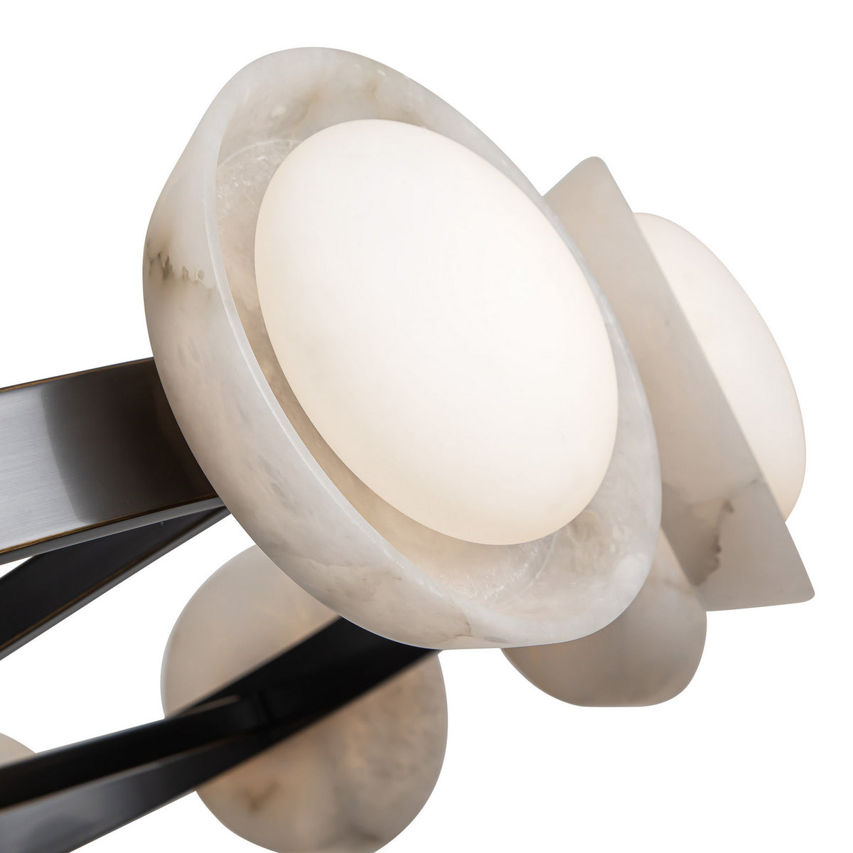Alora - CH320050UBAR-UNV - LED Chandelier - Alonso - Urban Bronze/Alabaster