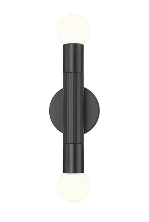 Z-Lite - 1956-2S-MB - Two Light Wall Sconce - Stari - Matte Black