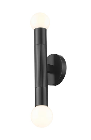 Z-Lite - 1956-2S-MB - Two Light Wall Sconce - Stari - Matte Black