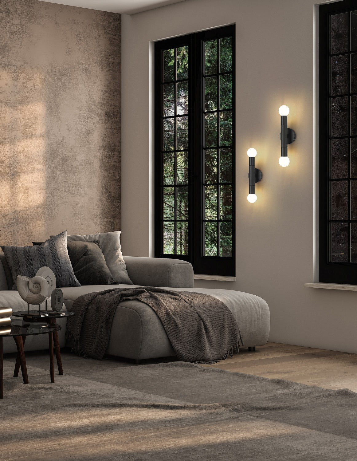 Z-Lite - 1956-2S-MB - Two Light Wall Sconce - Stari - Matte Black
