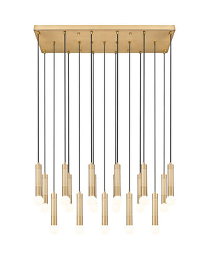 Z-Lite - 1956P-17L-MGLD - 17 Light Linear Chandelier - Stari - Modern Gold