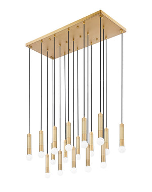 Z-Lite - 1956P-17L-MGLD - 17 Light Linear Chandelier - Stari - Modern Gold
