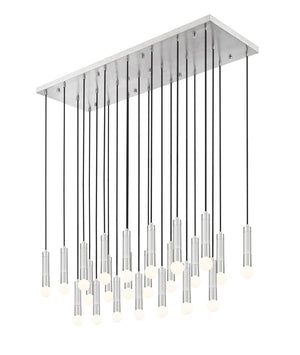 Z-Lite - 1956P-23L-BN - 23 Light Linear Chandelier - Stari - Brushed Nickel