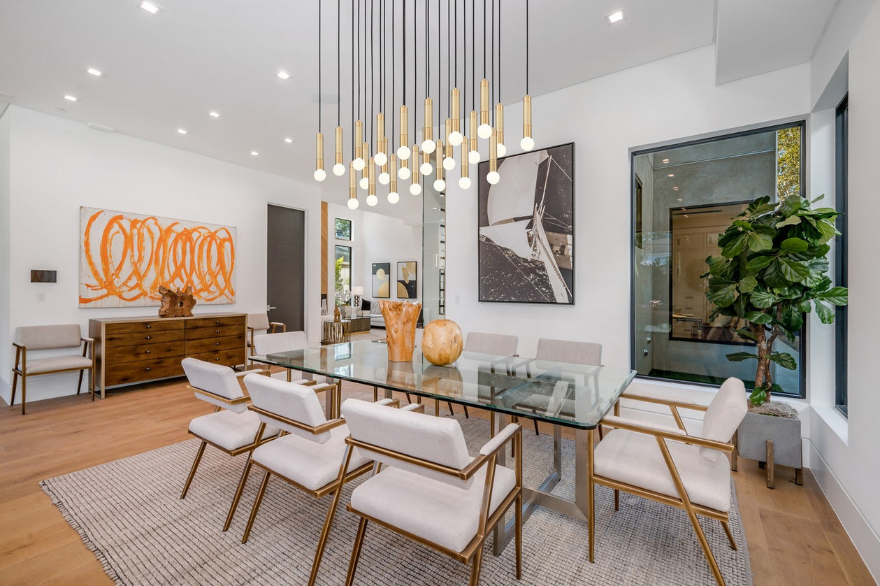Z-Lite - 1956P-23L-MGLD - 23 Light Linear Chandelier - Stari - Modern Gold