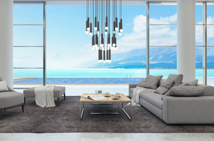 Z-Lite - 1956P-27R-MB - 27 Light Chandelier - Stari - Matte Black