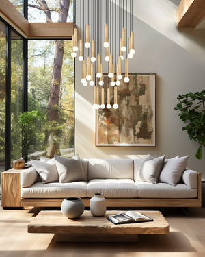 Z-Lite - 1956P-27R-MGLD - 27 Light Chandelier - Stari - Modern Gold