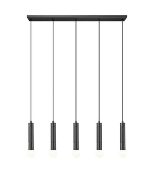 Z-Lite - 1956P-5L-MB - Five Light Linear Chandelier - Stari - Matte Black