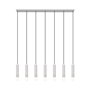 Z-Lite - 1956P-7L-BN - Seven Light Linear Chandelier - Stari - Brushed Nickel