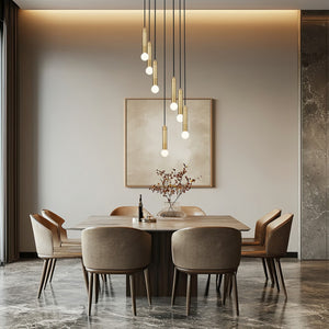 Z-Lite - 1956P-7R-MGLD - Seven Light Chandelier - Stari - Modern Gold