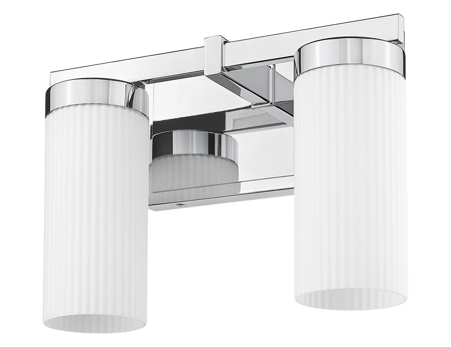 Z-Lite - 3044-2V-CH - Two Light Vanity - Danica - Chrome