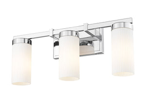 Z-Lite - 3044-3V-CH - Three Light Vanity - Danica - Chrome
