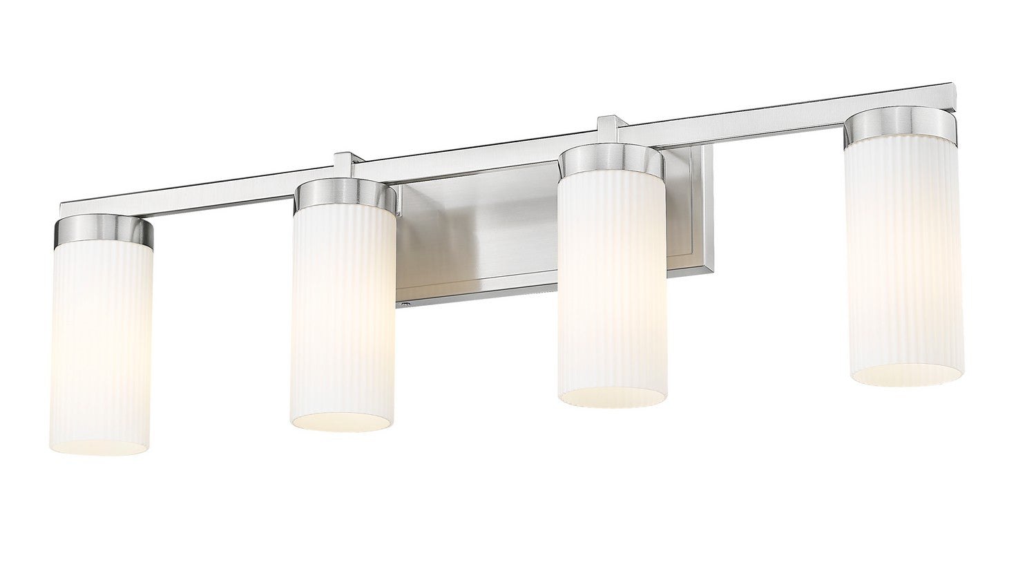 Z-Lite - 3044-4V-BN - Four Light Vanity - Danica - Brushed Nickel