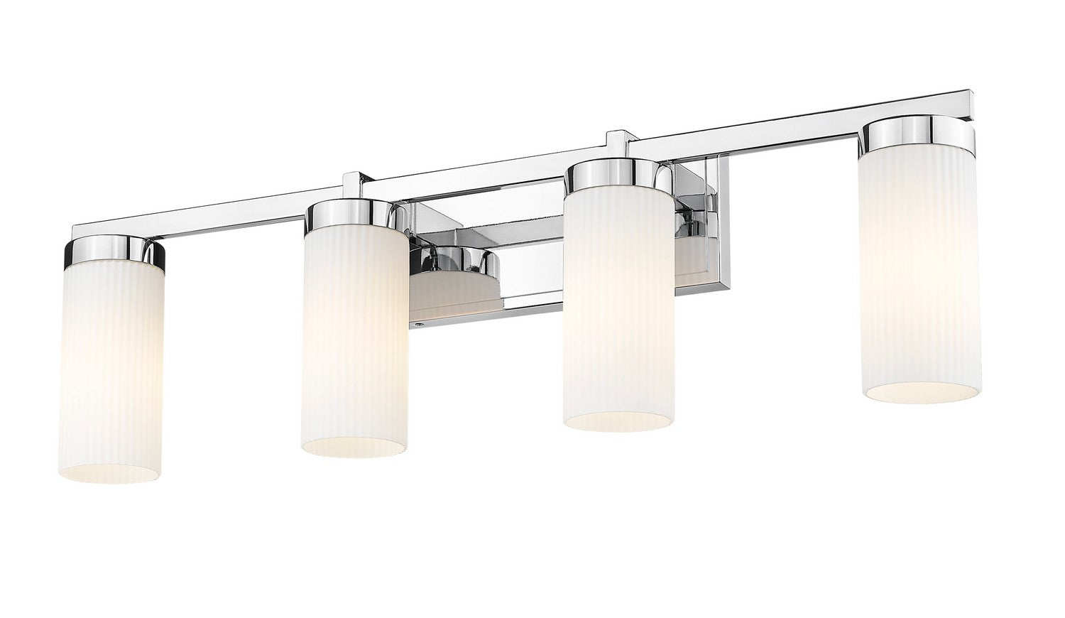 Z-Lite - 3044-4V-CH - Four Light Vanity - Danica - Chrome