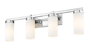 Z-Lite - 3044-4V-CH - Four Light Vanity - Danica - Chrome