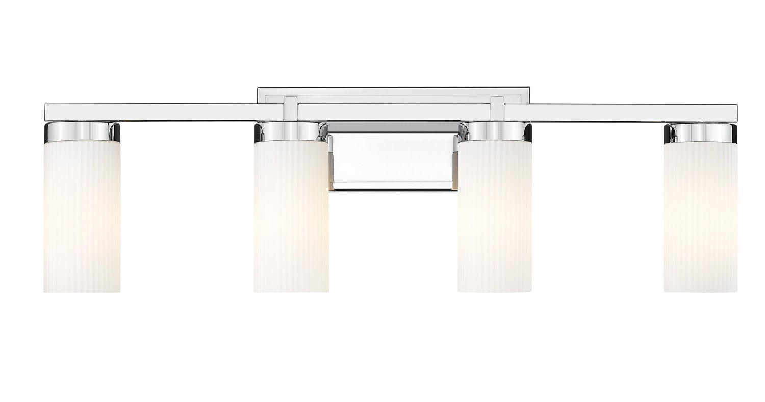 Z-Lite - 3044-4V-CH - Four Light Vanity - Danica - Chrome