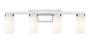 Z-Lite - 3044-4V-CH - Four Light Vanity - Danica - Chrome