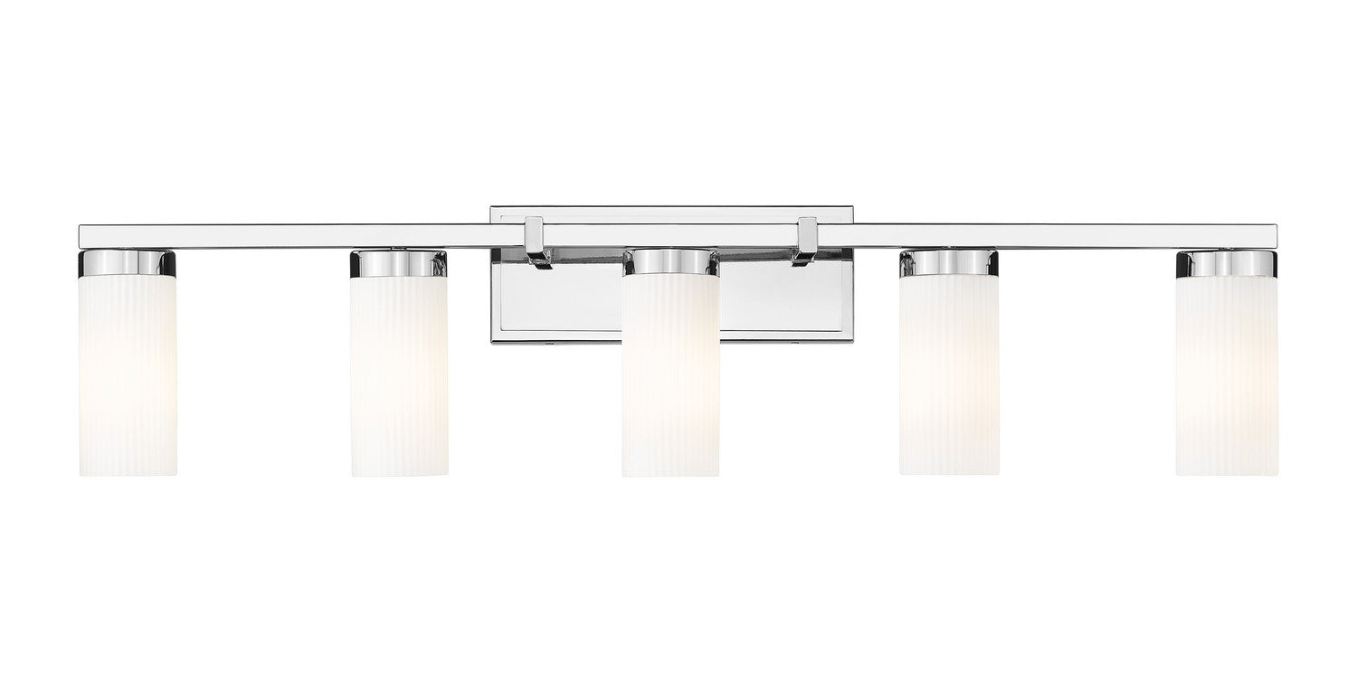 Z-Lite - 3044-5V-CH - Five Light Vanity - Danica - Chrome