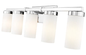 Z-Lite - 3044-5V-CH - Five Light Vanity - Danica - Chrome