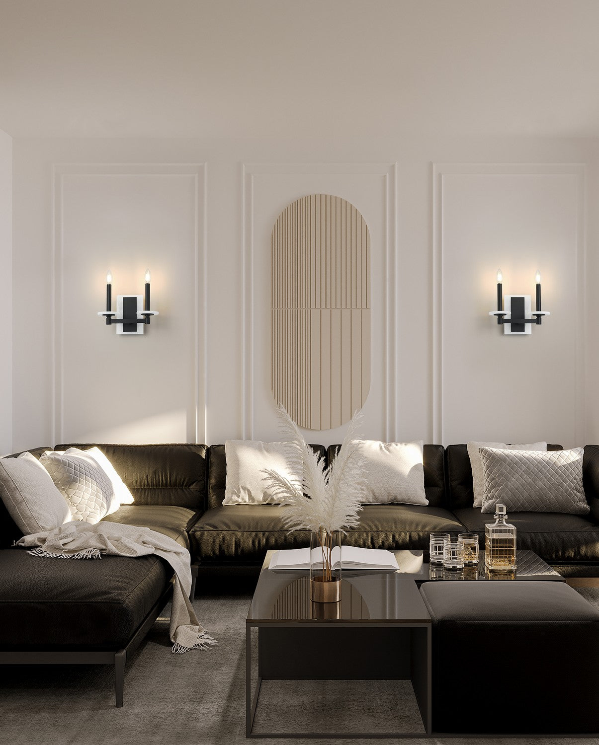 Z-Lite - 3045-2S-MB - Two Light Wall Sconce - Kaden - Matte Black