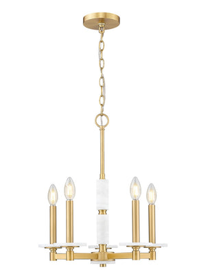 Z-Lite - 3045-5MGLD - Five Light Chandelier - Kaden - Modern Gold