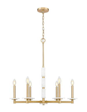 Z-Lite - 3045-6MGLD - Six Light Chandelier - Kaden - Modern Gold