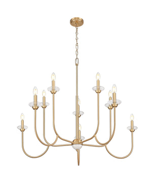 Z-Lite - 352-10MGLD - Ten Light Chandelier - Allistair - Modern Gold