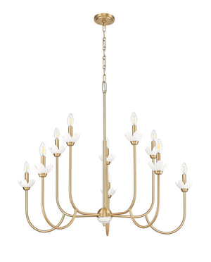 Z-Lite - 352-10MGLD - Ten Light Chandelier - Allistair - Modern Gold