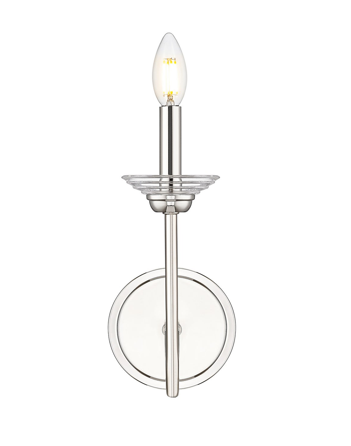 Z-Lite - 352-1S-PN - One Light Wall Sconce - Allistair - Polished Nickel