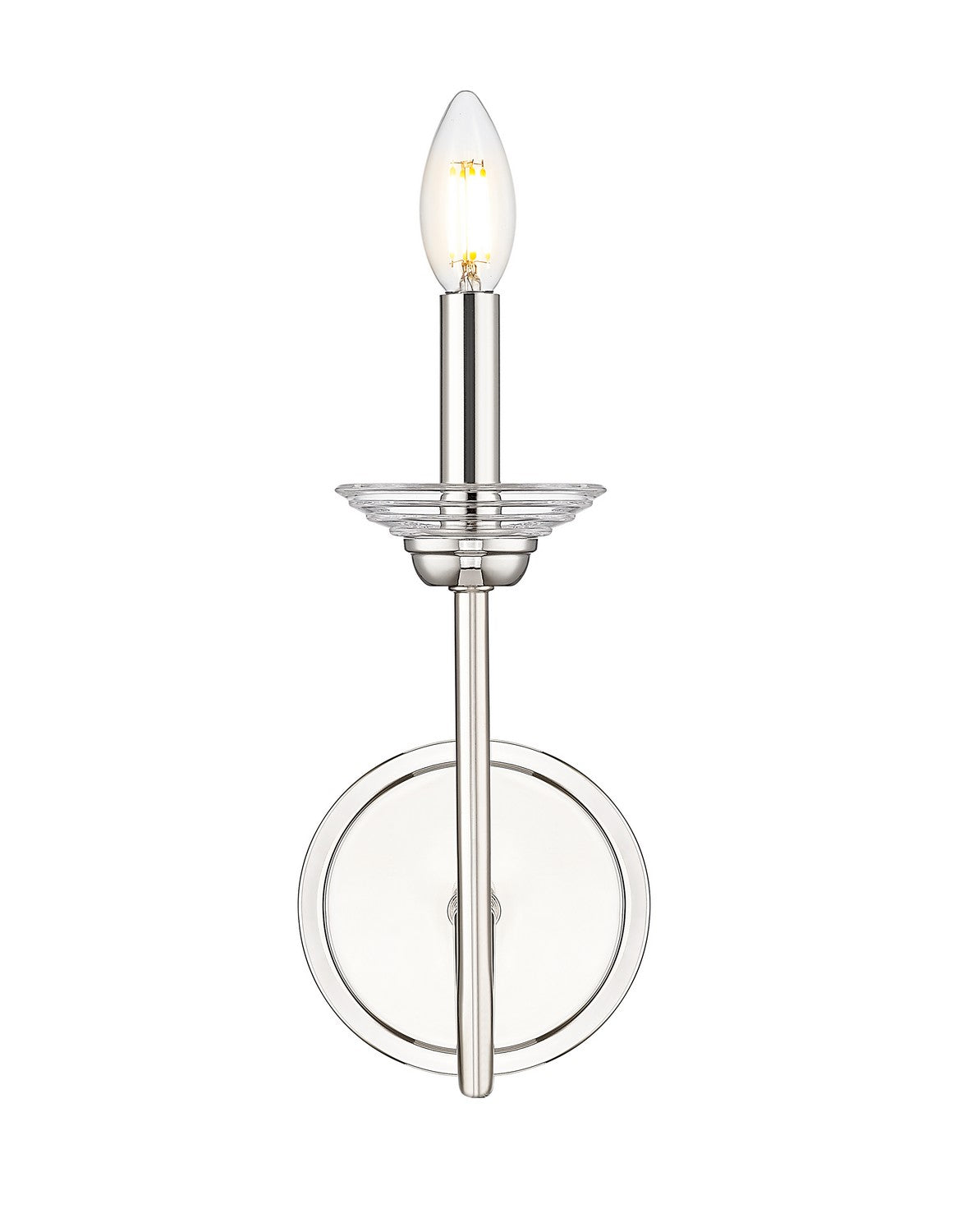 Z-Lite - 352-1S-PN - One Light Wall Sconce - Allistair - Polished Nickel